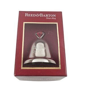 Reed Barton Ornament 2013 Christmas Bell Silver plate Holiday Decor NIB